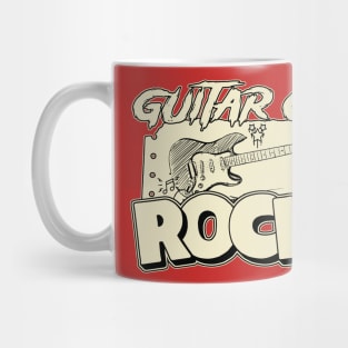 Guitar Girl Rocks Mug